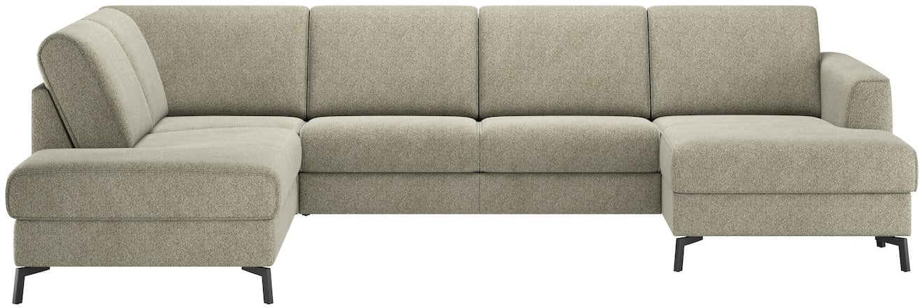 Happy@Home - Hartford - Modern - Banken - longchair + 3-zits + ottomane links