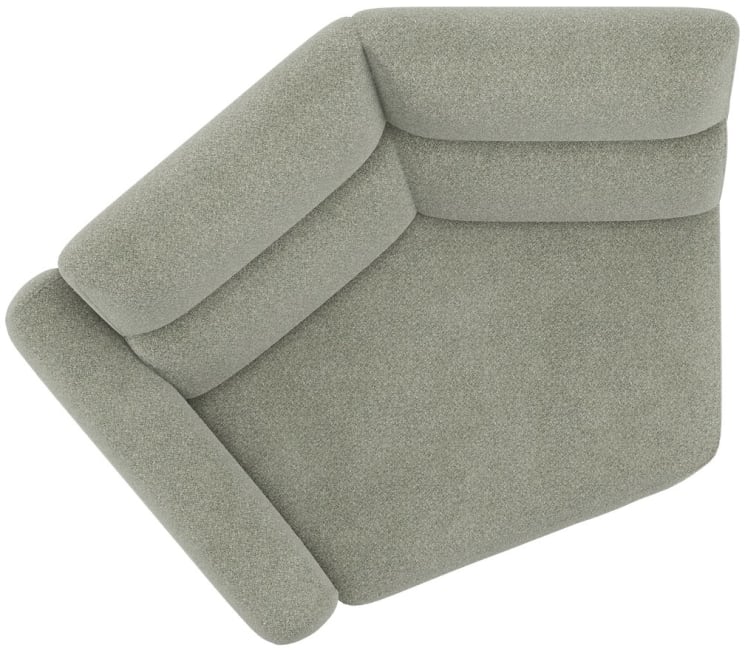 XOOON - Creazzo - Sofas - 1-Sitzer 45° - Armlehne links - Fest - Standardfuß