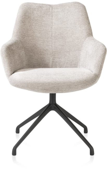 XOOON - Mats - Armlehnstuhl - 4-Fuß Aluminium Gestell - drehbar - selected choices