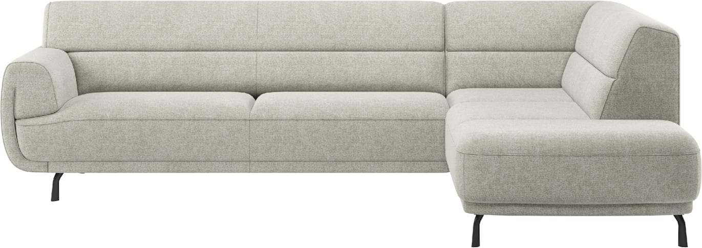 XOOON - Belem - Canapés - 3 places accoudoir gauche haut - medium ottomane droite haut