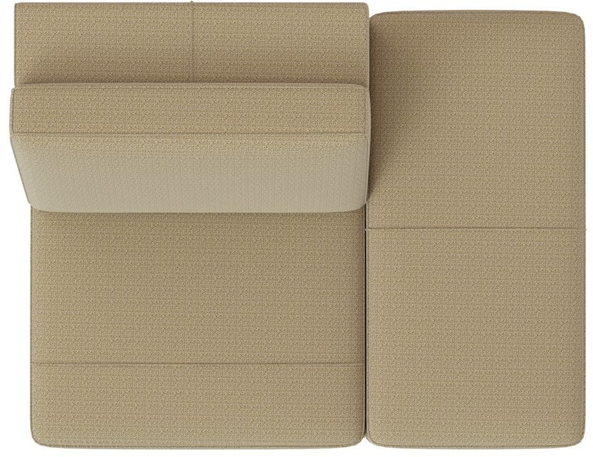 XOOON - Denver - Minimalistisches Design - Sofas - Ottomane klein rechts