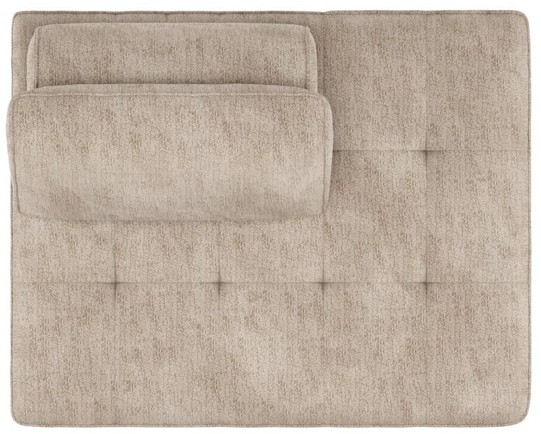 H&H - Tolosan - Canapés - petite ottomane - dossier fixe - accoudoir droite