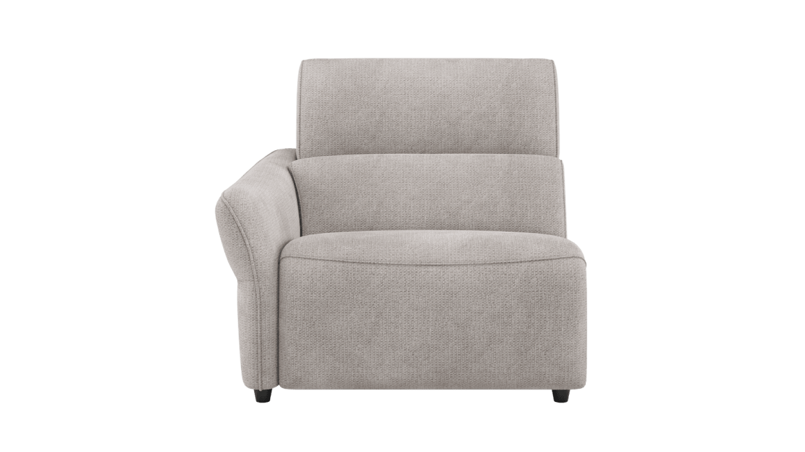 H&H - Maelys - Canapés - 1-place xl accoudoir gauche - fixe