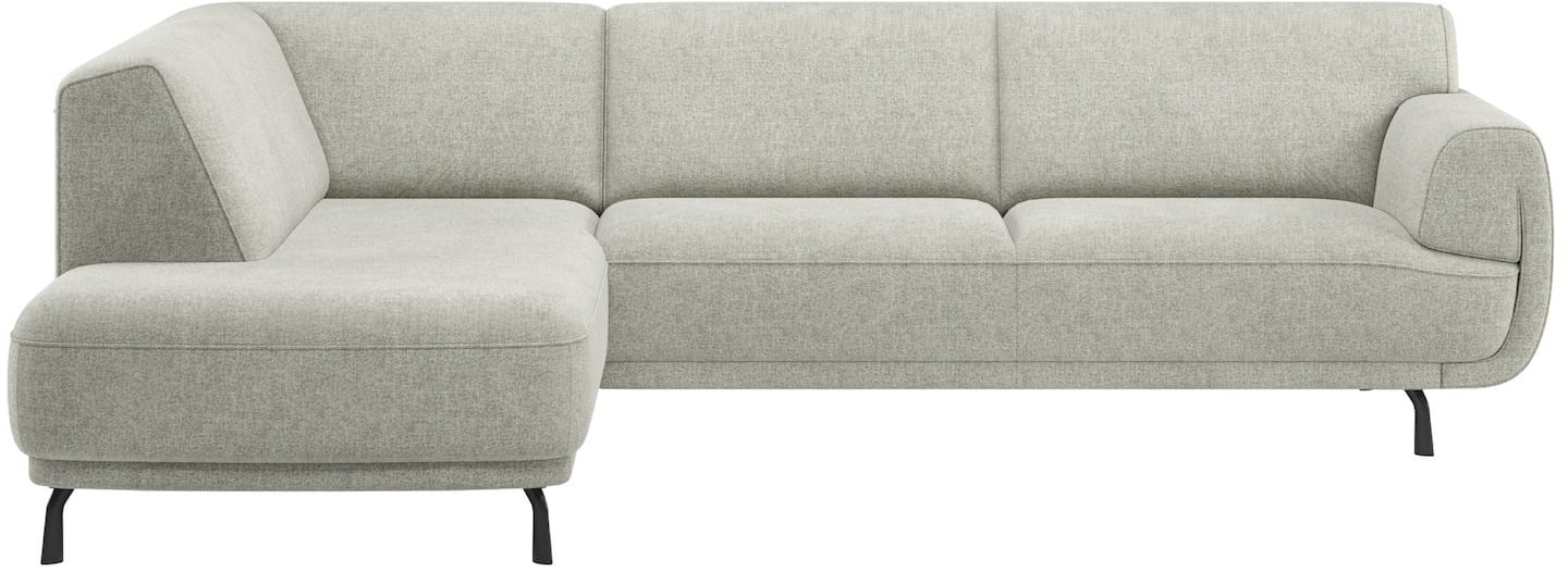 XOOON - Belem - Sofas - Ottomane medium links niedrig - 2,5 Sitzer Armlehne rechts niedrig