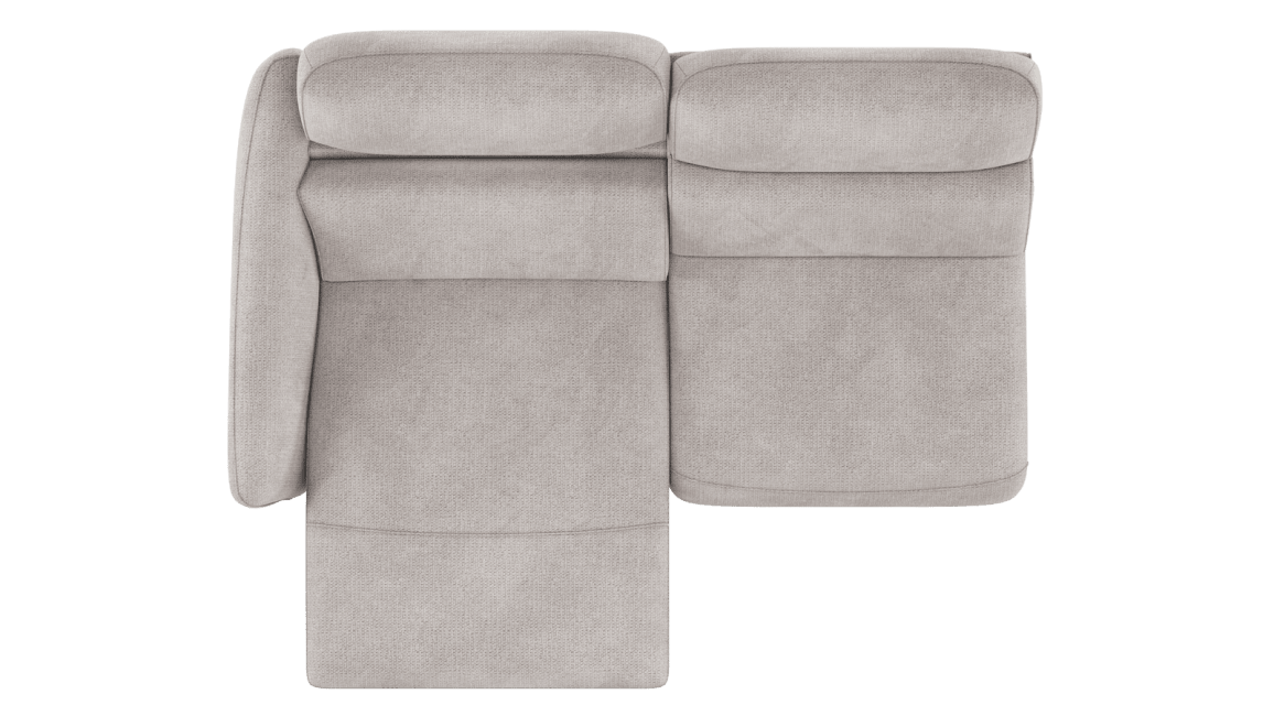 H&H - Maelys - Canapés - 3-place accoudoir gauche - réglable électrique - 1 x 2 moteurs