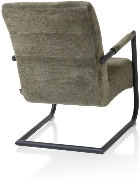 H&H - Jupiter - Industriel - fauteuil + cadre noir (ROB)