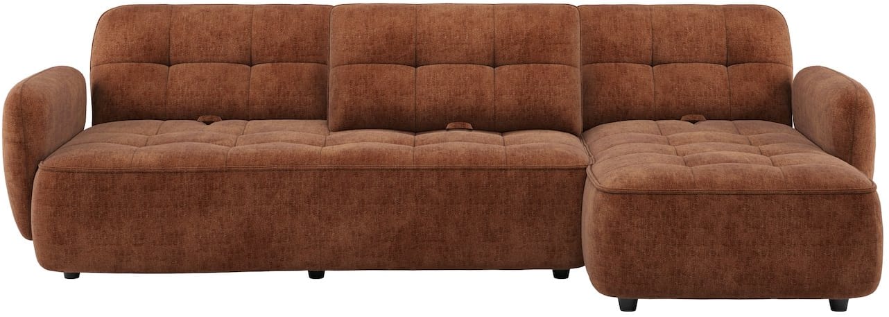 XOOON - Casoli - Sofas - 3,5 Sitzer Armlehne links verstellbar - Longchair rechts verstellbar