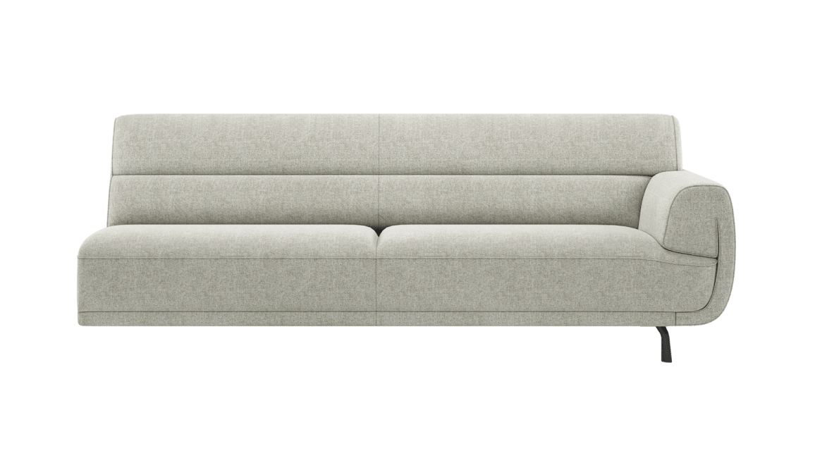 XOOON - Belem - Sofas - 3.5-Sitzer Armlehne rechts - hoch