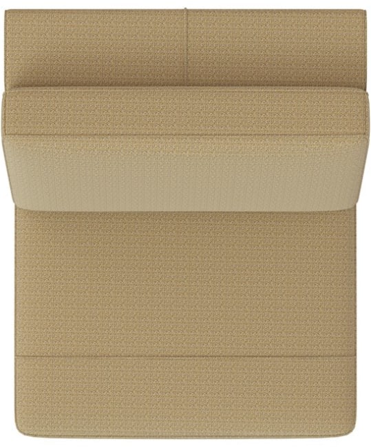 XOOON - Denver - Minimalistisches Design - Sofas - 1-Sitzer XXL ohne Armlehnen