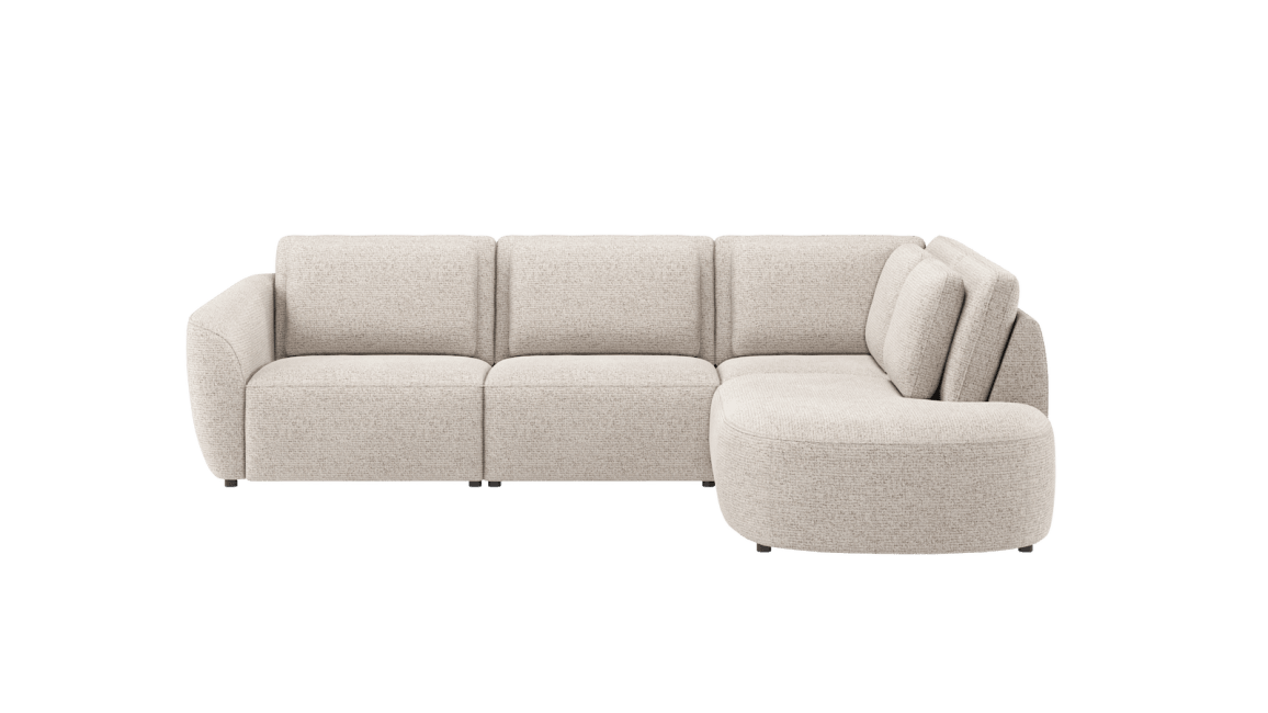 H&H - Burdigala - Canapés - grande ottomane droite