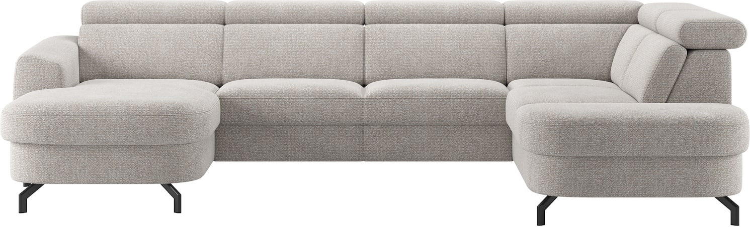 H&H - Bellanita - Canapés - meridienne gauche - 2,5 places sans accoudoir - ottomane grand droit