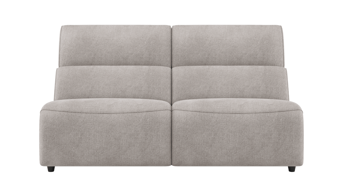 H&H - Maelys - Canapés - 3-places sans accoudoirs - fixe