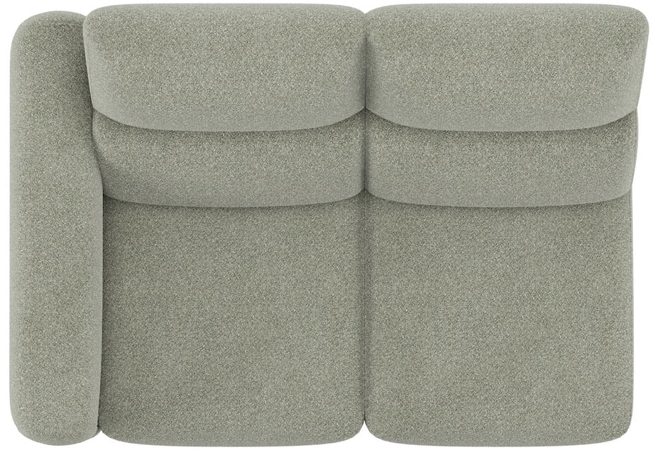 XOOON - Creazzo - Sofas - 2-Sitzer Armlehne links - fest