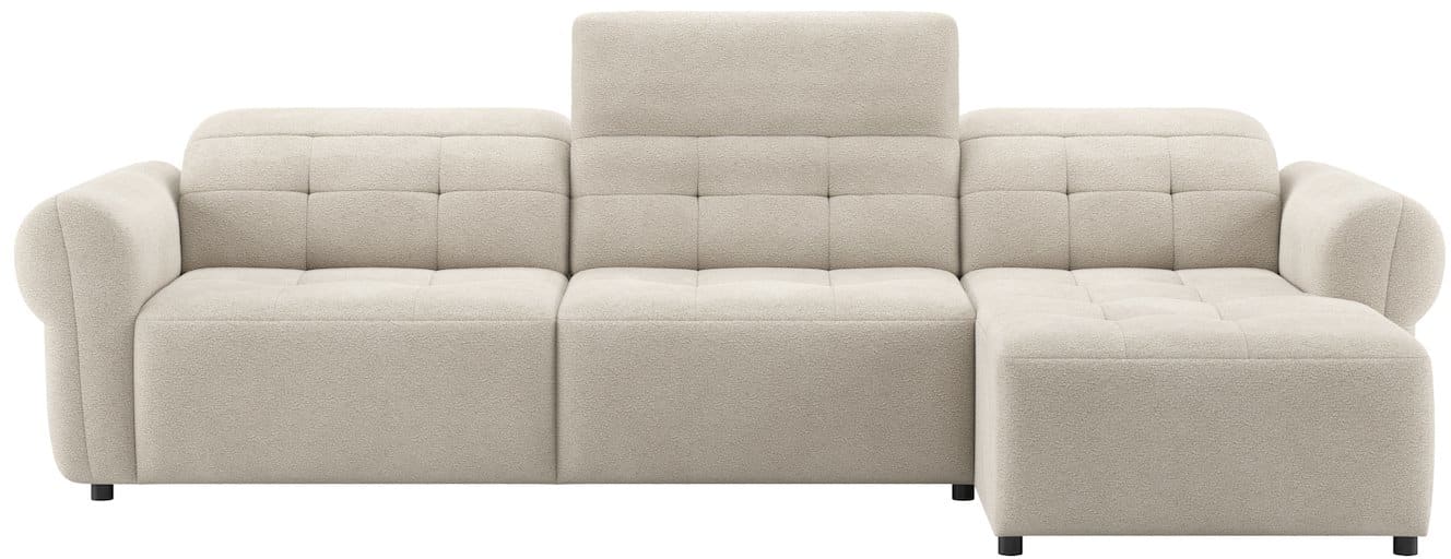 H&H - Garance - Canapés - 3-places accoudoir gauche - dossier fixe