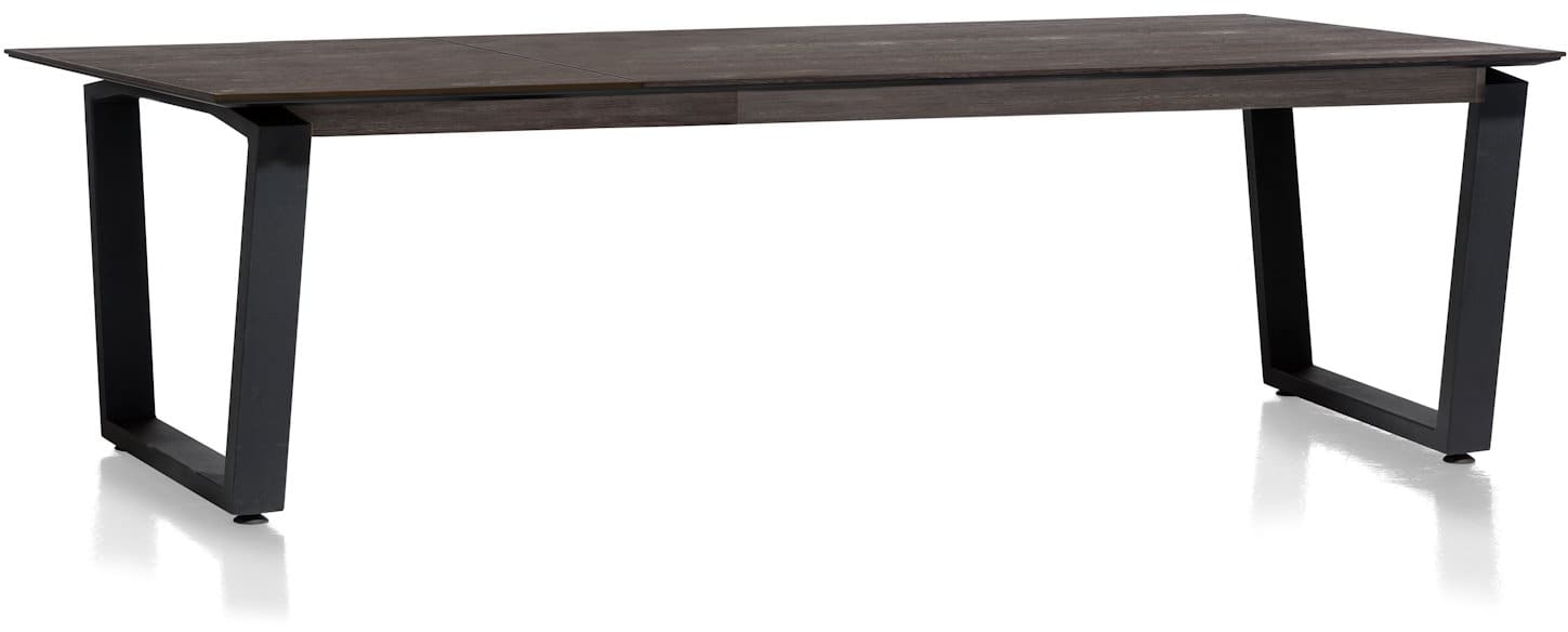 H&H - Vérone - Moderne - table à rallonge 190 (+ 80) x 100 cm