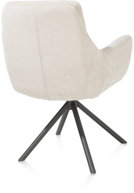 H&H - Sacha - chaise à accoudoirs - pivotante