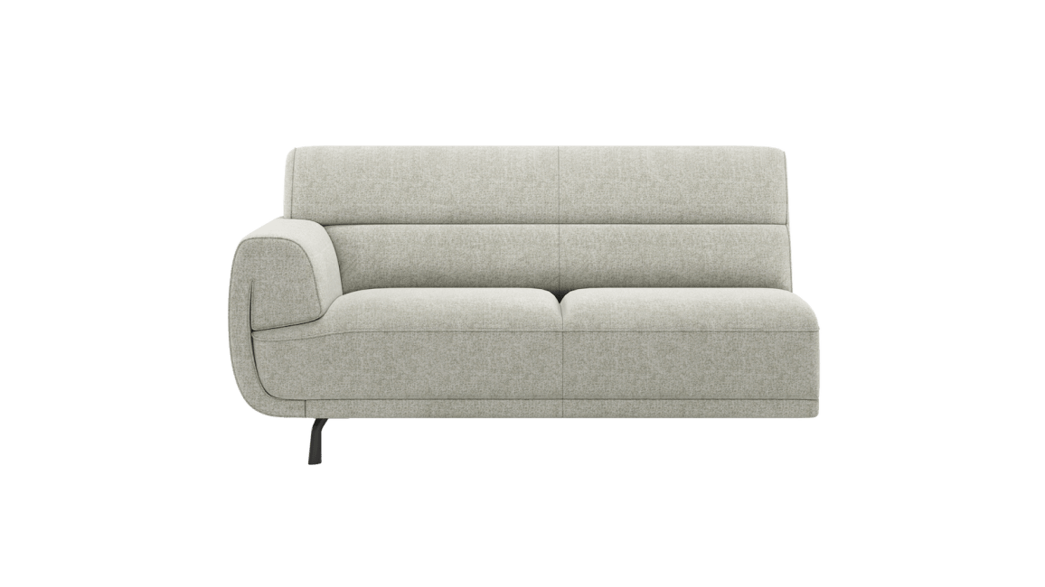 XOOON - Belem - Sofas - 2-Sitzer Armlehne links - hoch
