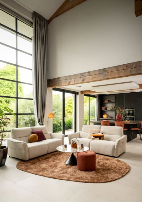 H&H - Maelys - Canapés - 2.5-places - fixe