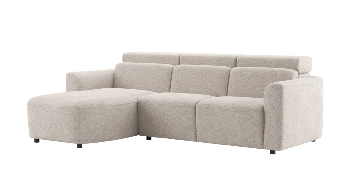 XOOON - Cantello - Salons - Longchair links - 2 zits arm rechts