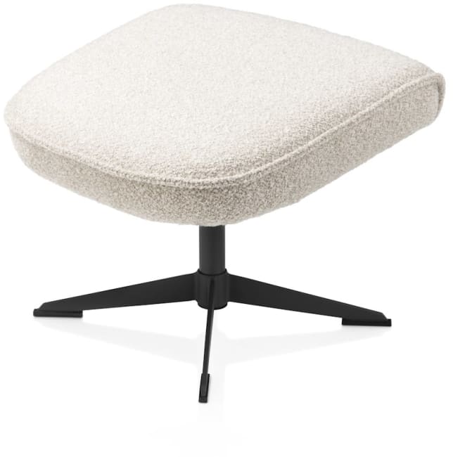 Happy@Home - Andalucia - relax-fauteuil + poef - grafiet poot - knock down