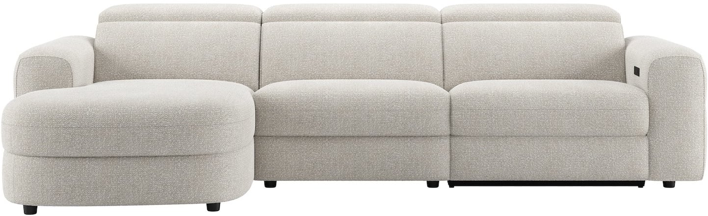 Henders and Hazel - Tivoli - Banken - longchair links - 1,5-zits - 1,5-zits elektrisch verstelbaar - hoofdsteunverstelling