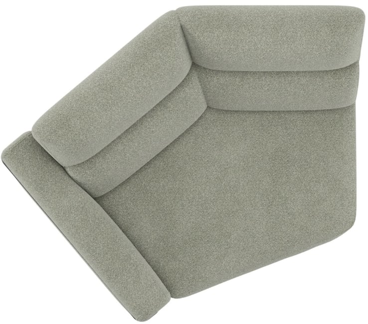 XOOON - Creazzo - Sofas - 1-Sitzer 45° - Armlehne links - Fest - Designrahmen