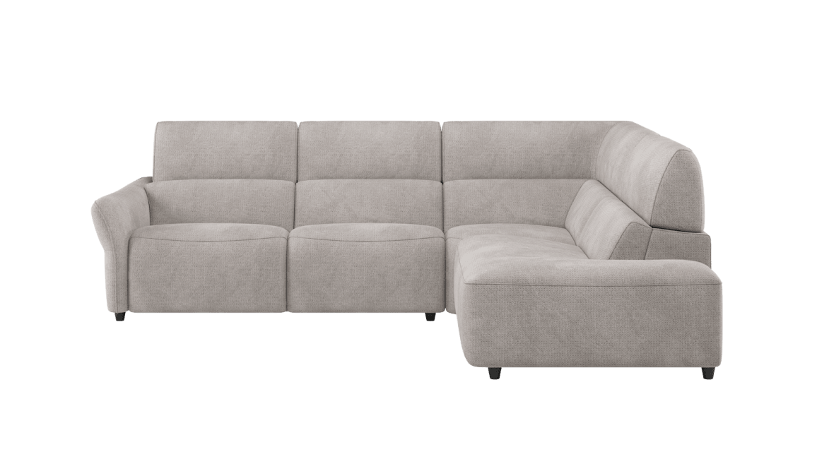 H&H - Maelys - Canapés - 2,5 places accoudoir gauche - partie d&#39;angle - ottomane petite droite