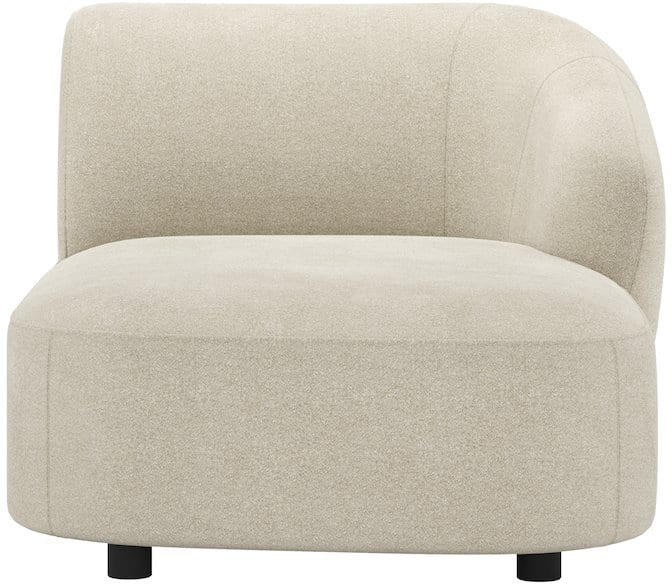 XOOON - Cervo - Sofas - Longchair curved - Armlehne rechts