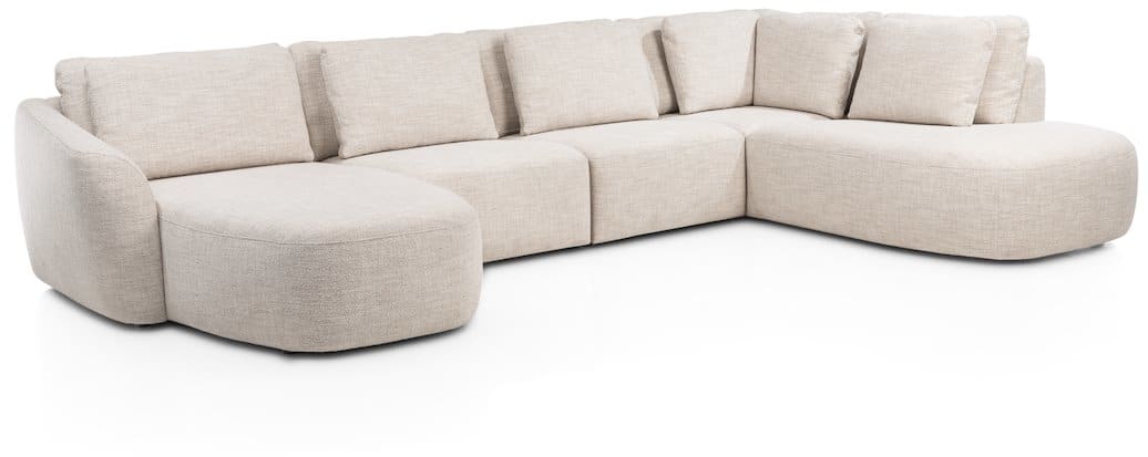 H&H - Burdigala - Canapés - grande ottomane droite