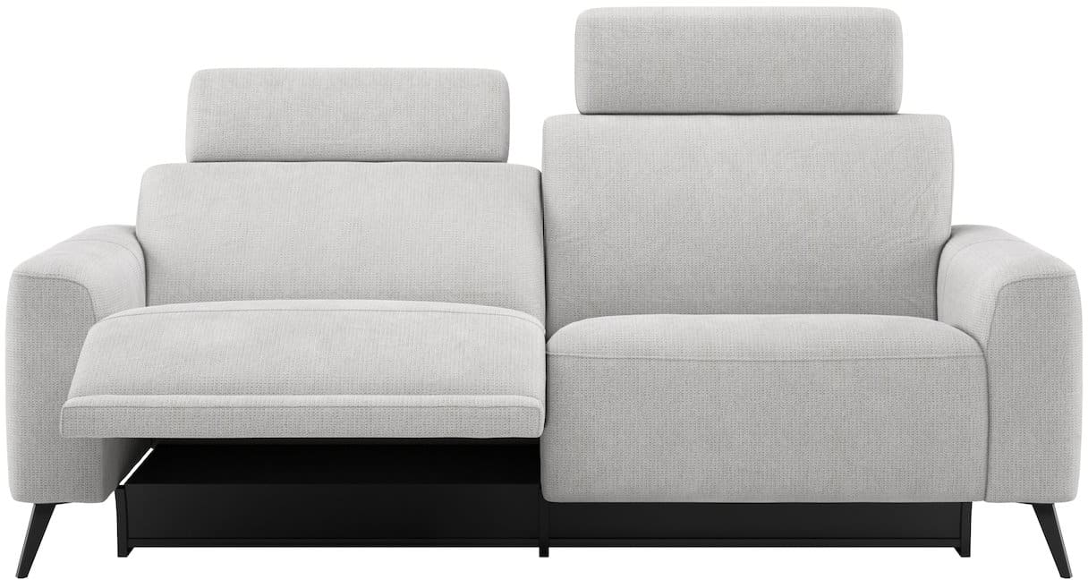 XOOON - Carini - Sofas - 3-Sitzer - 2 x 1 Motor elektrisch - inkl. 2 Kopfstutze - Bonellfederkern