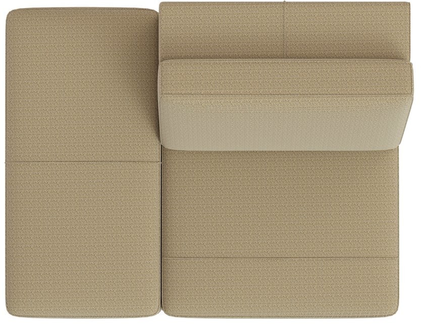 XOOON - Denver - Minimalistisches Design - Sofas - Ottomane klein links