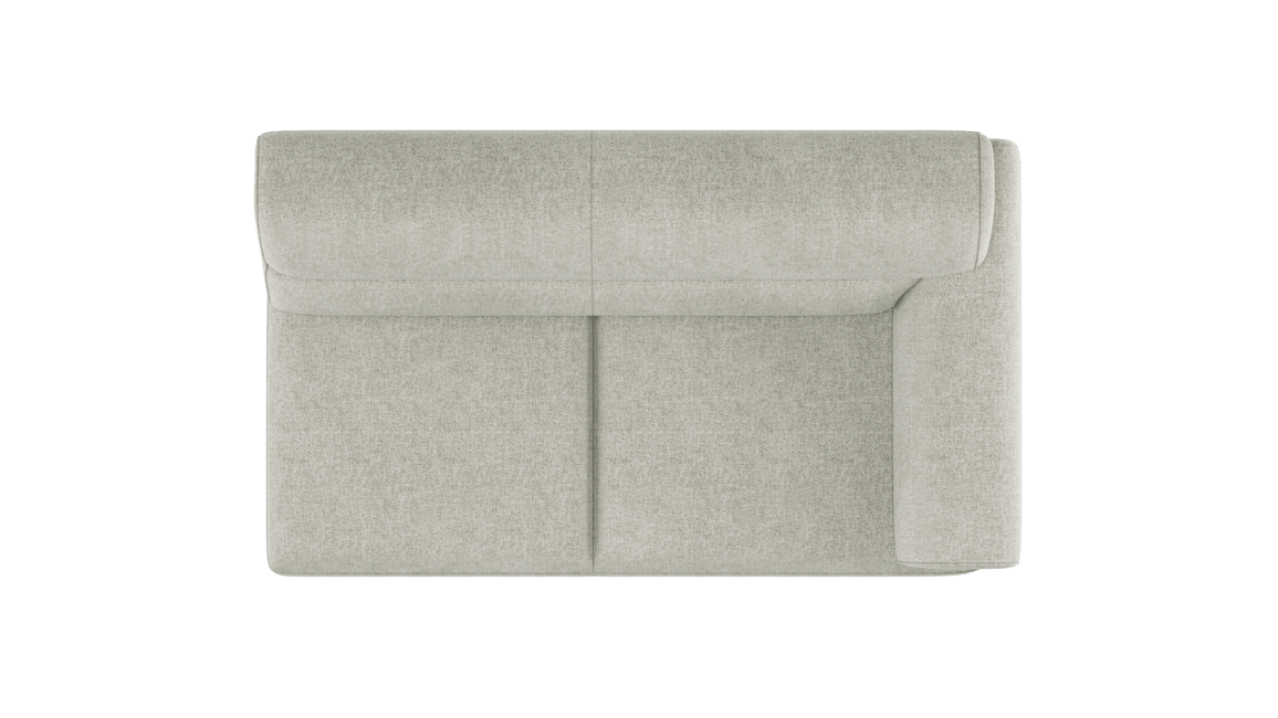 XOOON - Belem - Sofas - 2-Sitzer Armlehne rechts - hoch