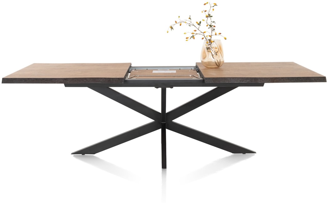 H&H - Évora - table à rallonge 190 (+ 60) x 100 cm