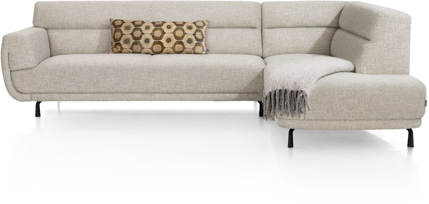 XOOON - Belem - Sofas - 2,5 Sitzer Armlehne links - Ottomane rechts hoch