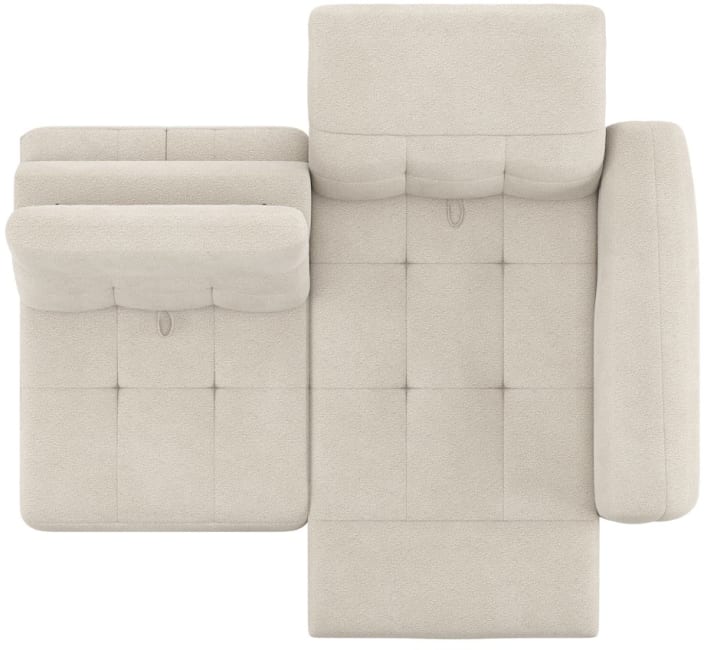 Henders and Hazel - Bologna - Banken - 2.5-zits - arm rechts - verstelbare rug - electrisch verstelbare voetsteun