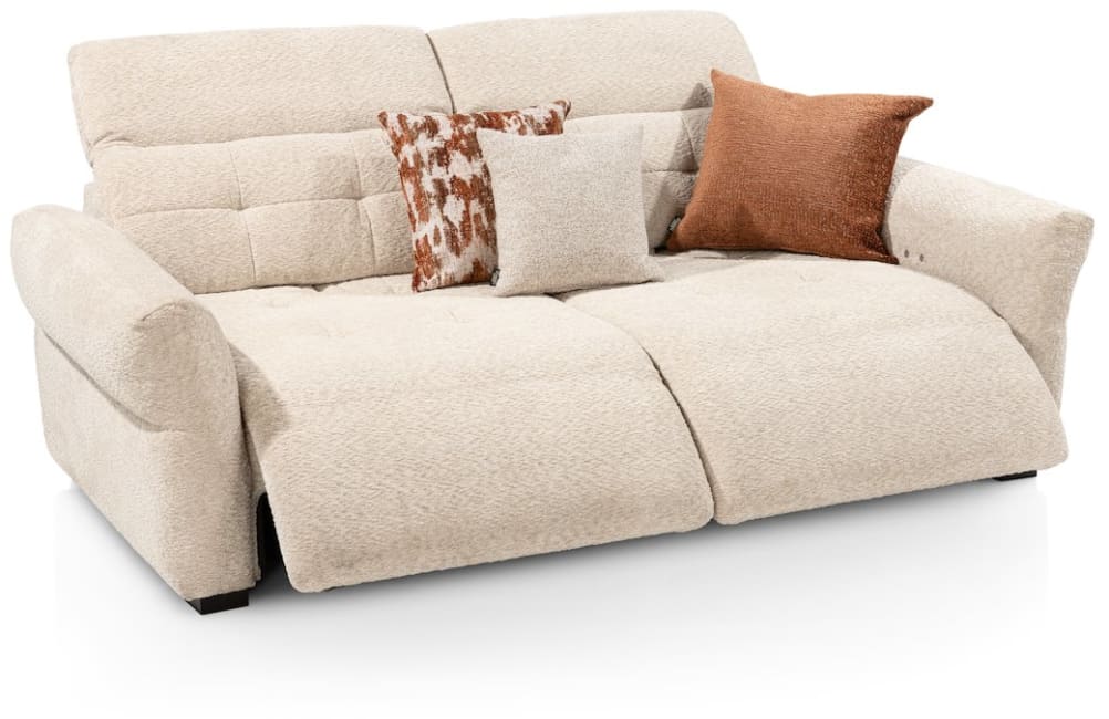 Henders & Hazel - Bologna - Sofas - 2-Sitzer - Rückenlehne fix - elektrisch verstellbare Füßstütze