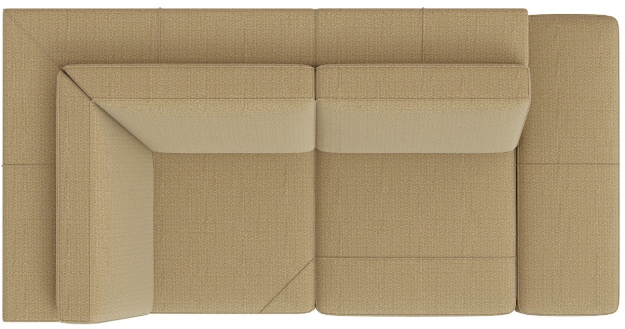 XOOON - Denver - Minimalistisches Design - Sofas - Ottomane medium rechts