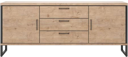 dressoir 190 cm - 2-deuren + 3-laden