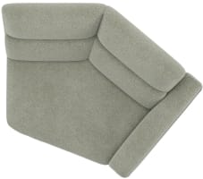 1-Sitzer 45° - Armlehne rechts - Fest - Designrahmen