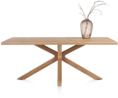 table 200 x 100 cm - pied bois central