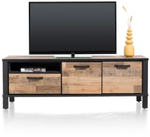 lowboard 170 cm - 2-deuren + 1-lade + 1-niche