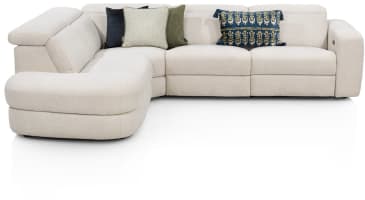 hoekbank links - stof Sevilla