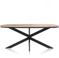 eetkamertafel ovaal 210 x 110 cm
