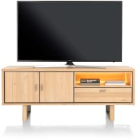 buffet bas 150 cm - 2-portes + 1-tiroir + 1-niche (+ LED)