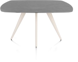 Tisch oval 150 X 105 cm. - 4 Fuß - creme