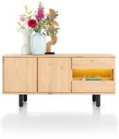 buffet 190 cm - 2-portes + 2-tiroirs + 1-niche (+ LED)