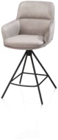 chaise de bar - 4 pieds - rough off black - Pala