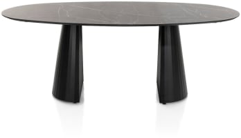 eetkamertafel - ellips - 210 x 120 cm