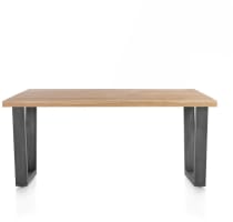 table 150 x 100 cm - pied métal en V