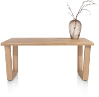 Tisch 150 x 100 cm - rechteckige Tischplatte - V-Fuß Holz